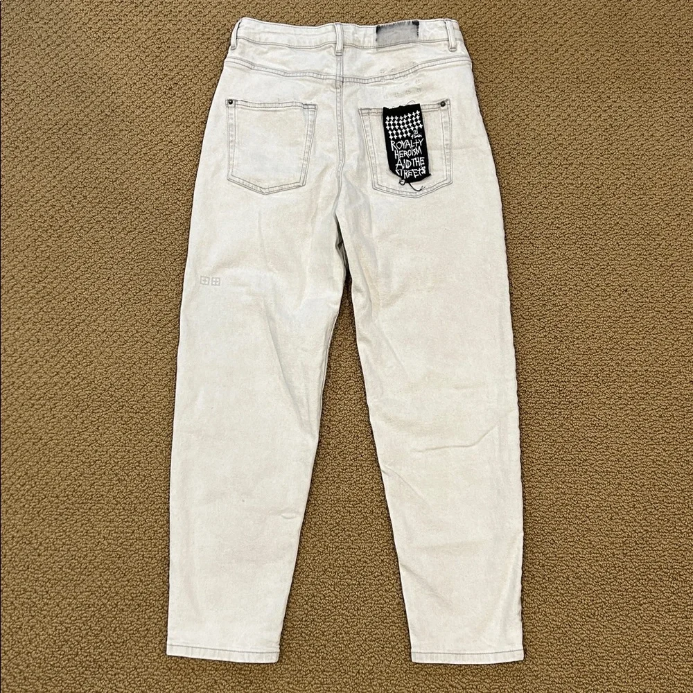 Ksubi Bullet Habits White Jeans size 29 Baggy Streetwear Acubi